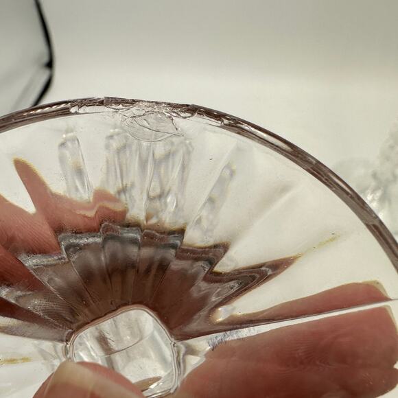 Vintage Millennium 2000 Fluted Champagne by Cristal D'Arques-Durand Set/2 - Picture 6 of 8